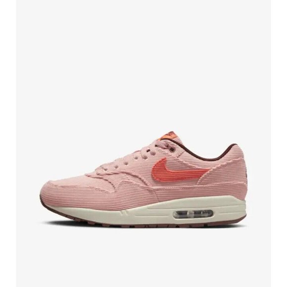 Nike Air Max 1 PRM Corduroy Coral Stardust Men's Sneakers Shoes FB8915-600 - Picture 2 of 8